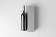Wine Bottle Mockup, a Product Mockup by GraphicsPixel (Thumbnail 2 of 7)