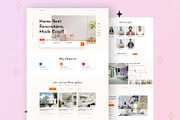 Real Estate Website Design, a Landing Page Template by uiwarrior (Thumbnail 1 of 2)