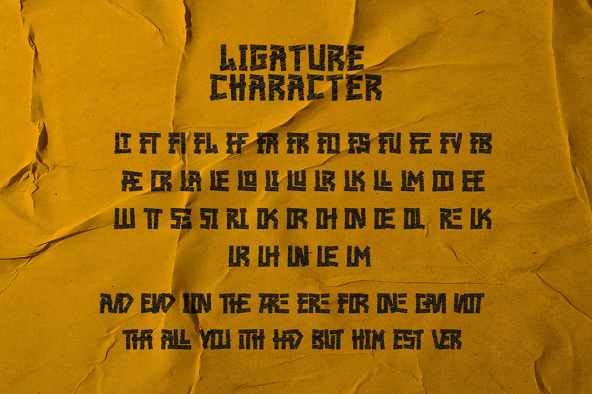 Retrera - Grunge Display Font, a Handwritten Font by Letterara (Photo 12 of 14)