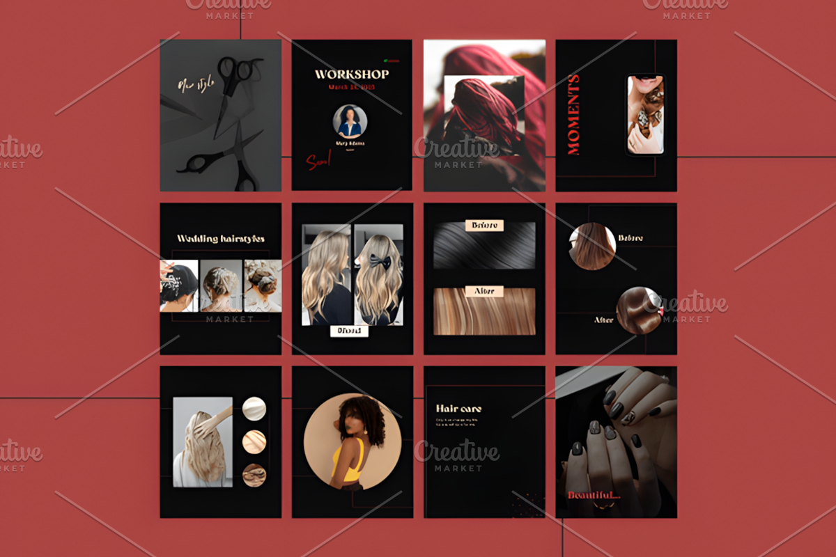 Professional Instagram Templates, a Social Media Template by Design Station (Photo 6 of 6)