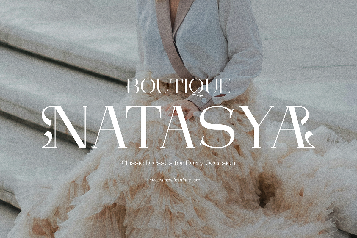 Arleon Domenk Display Elegant Serif, a Serif Font by Denustudios (Photo 7 of 15)