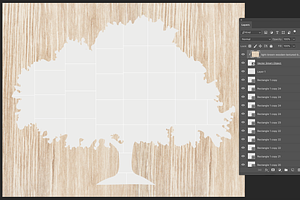 Family Tree Photo Collage Template