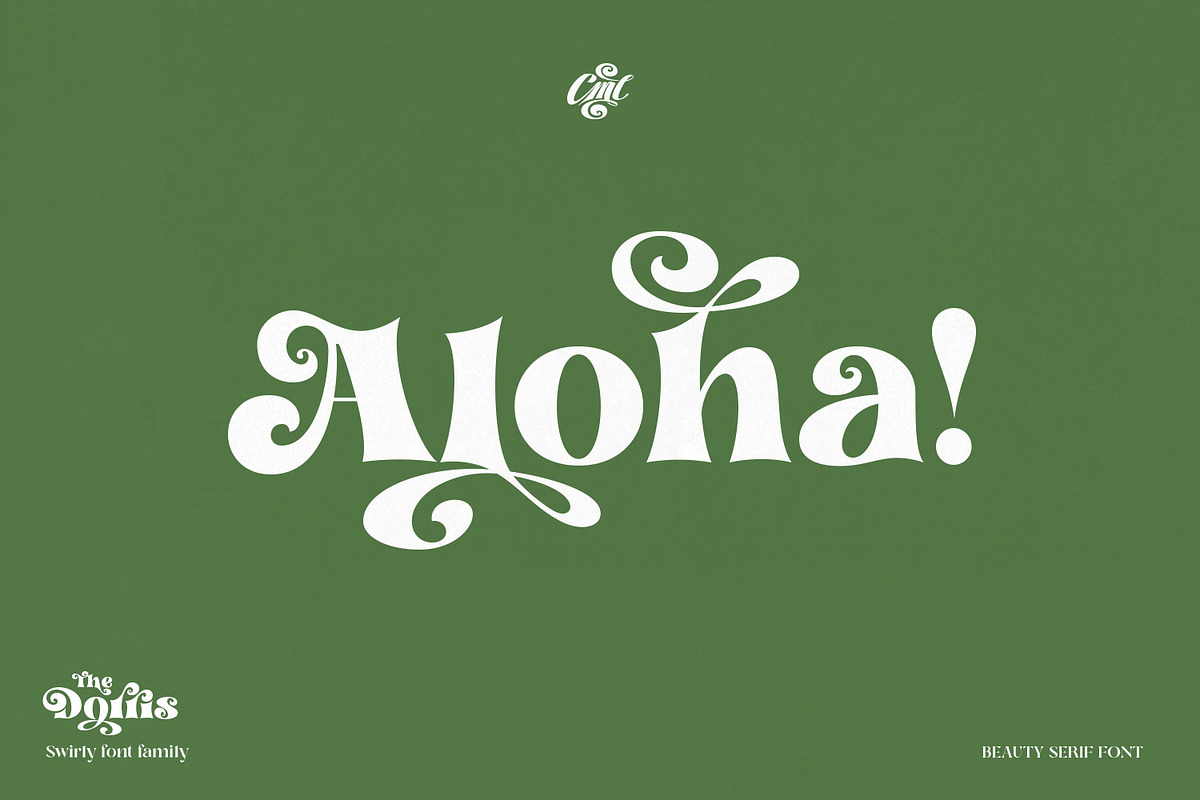 Summer font | Dorris decorative family preview 5