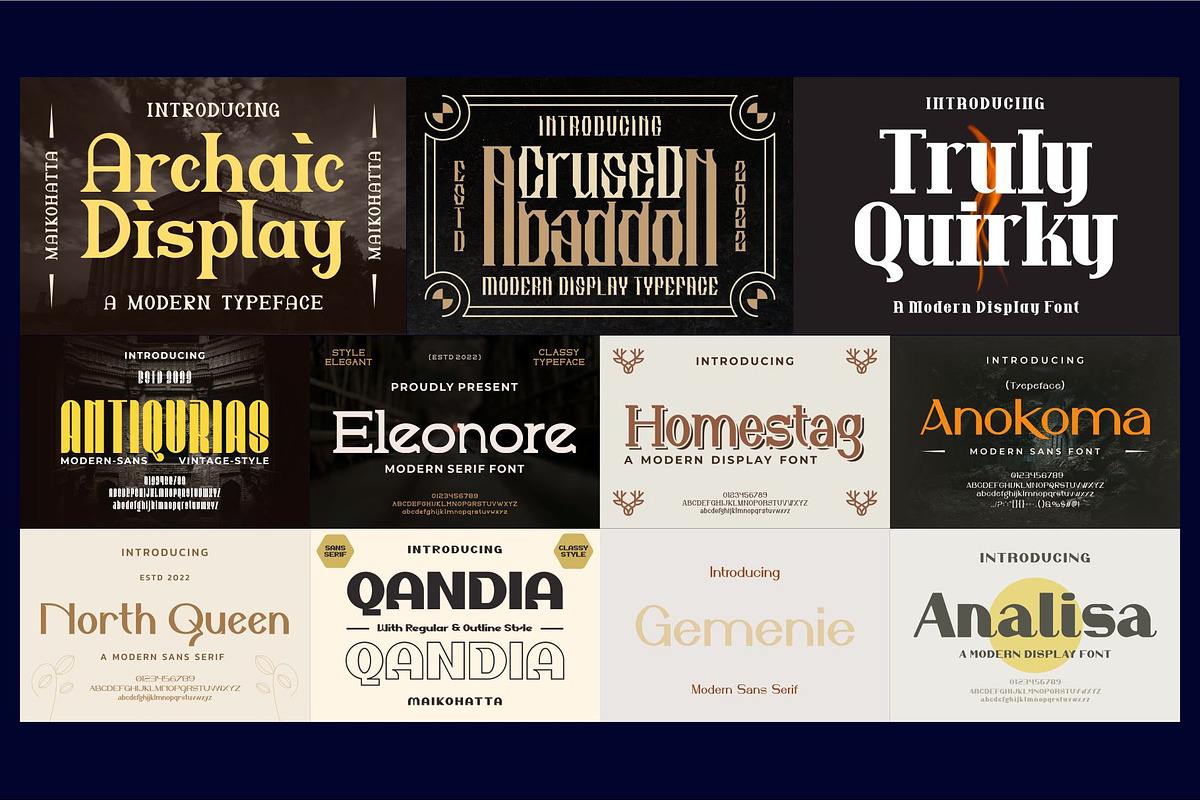 Bundle Elegant Font, a Serif Font by MaikoHatta