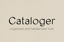 Cataloger Font