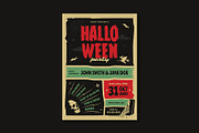 Retro Halloween Party Flyer, a Flyer Template by VectorVactory (Thumbnail 2 of 3)