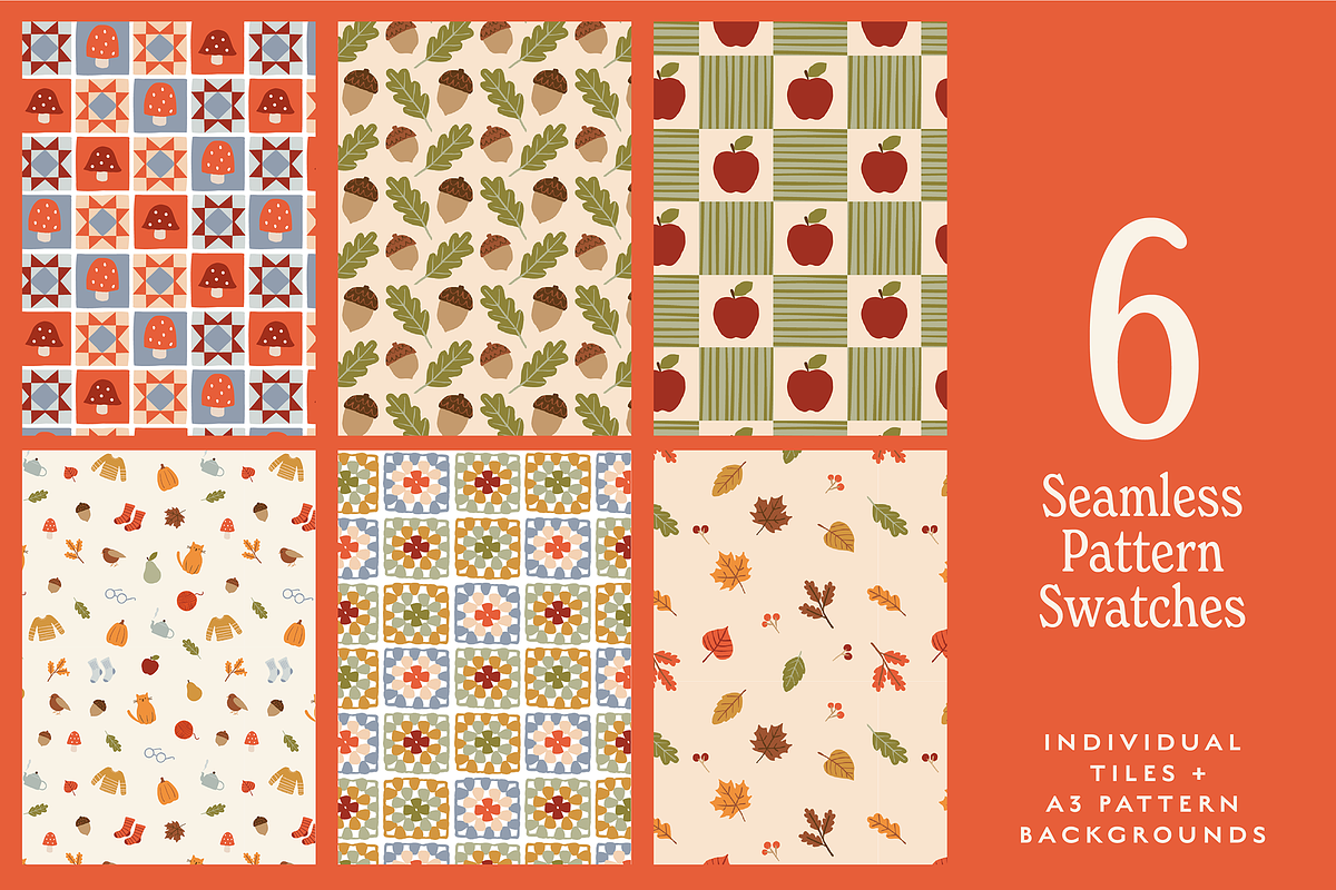 Cosy Autumn & Fall Graphics, a Seasonal Illustration by Gross Illustrations (Photo 7 of 9)