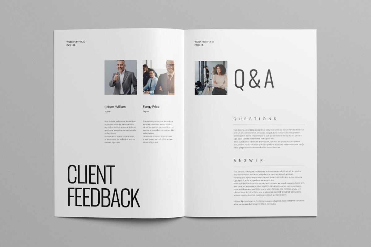 Design Portfolio Canva Template, a Brochure Template by Pixelpick (Photo 8 of 9)