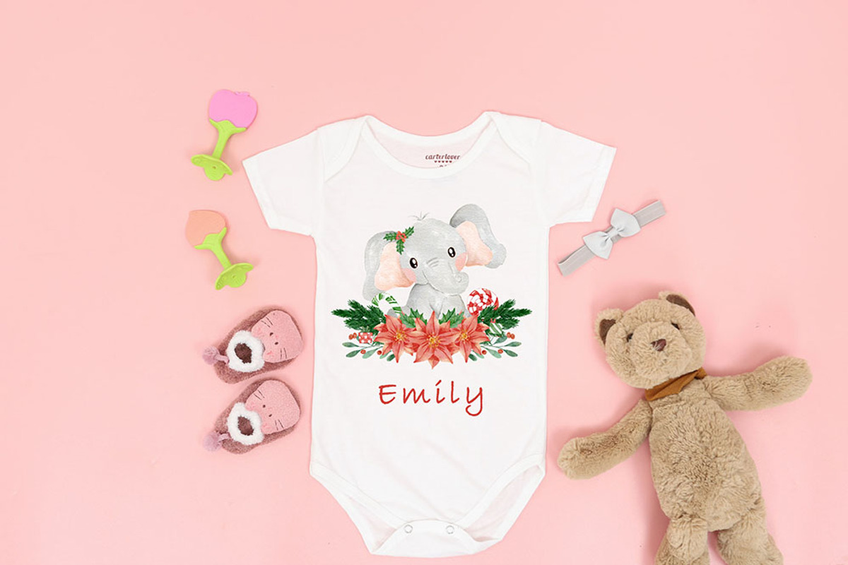 Christmas baby elephant, an Animal Illustration by heyiamalice (Photo 10 of 12)