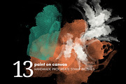 Paint on Canvas ProCreate Brushes, a Brush Add-On by dxxb studio (Thumbnail 1 of 2)
