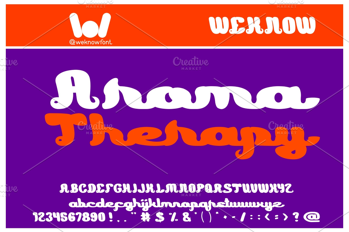 Learning font, a Script Font by weknow (Photo 3 of 5)