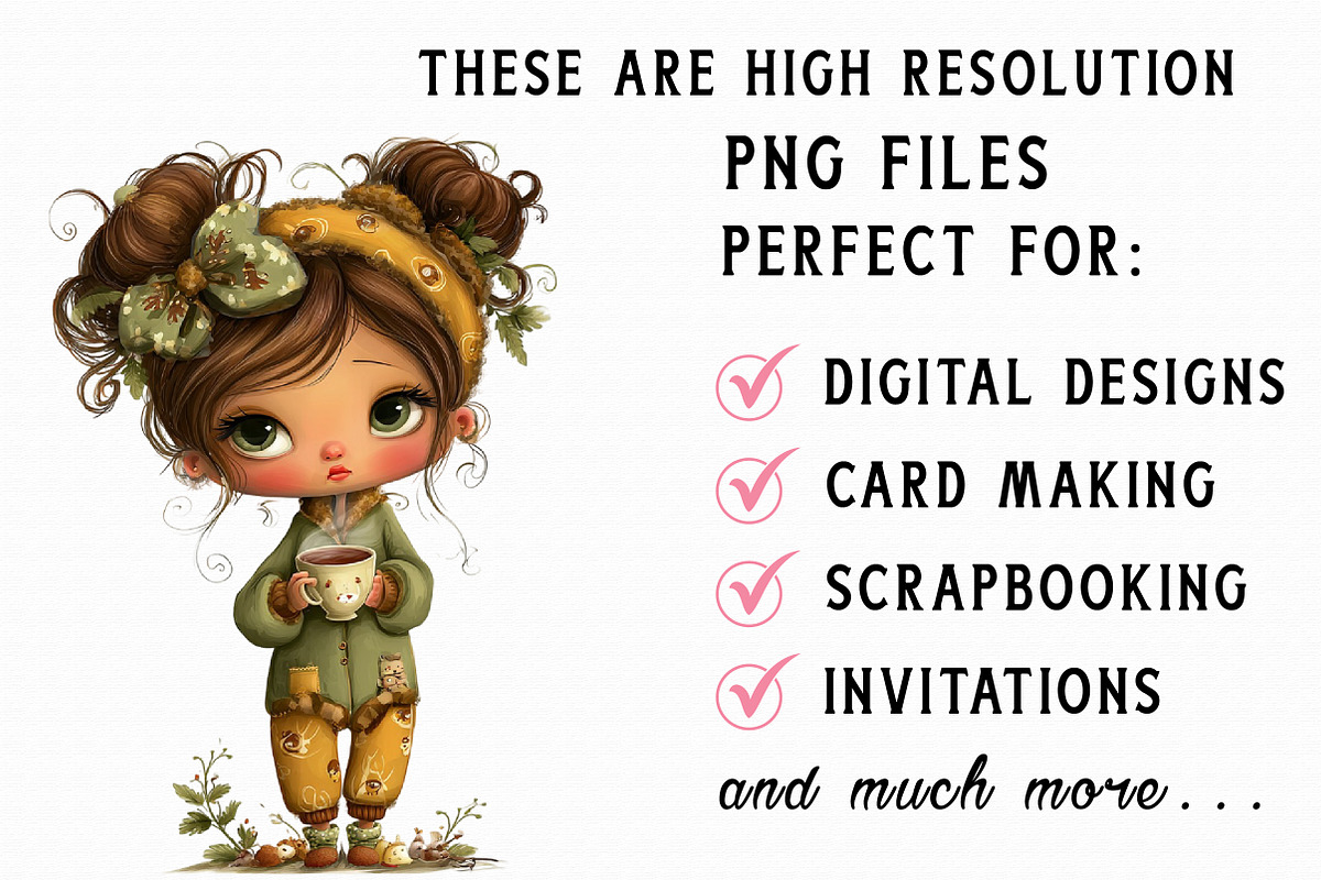 Whimsical Storybook Children Clipart, an Illustration by Libby Wishes (Photo 6 of 7)