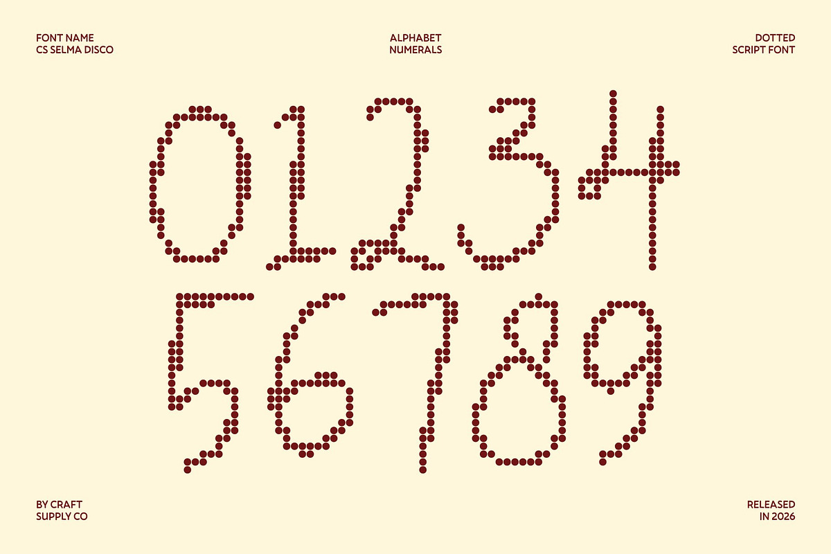 CS Selma Disco, a Script Font by Craft Supply Co. (Photo 6 of 8)