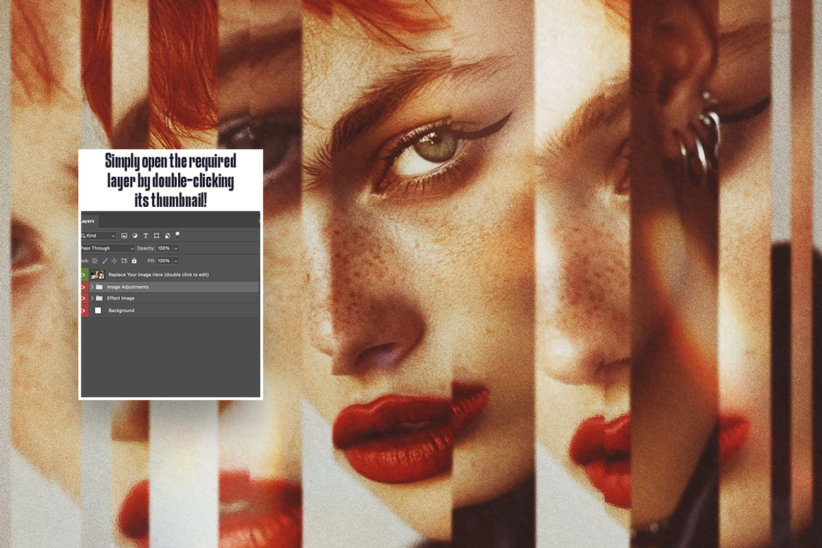Distorted Mirror Photo Effect, a Layer Style Add-On by iDoodle Studio (Photo 3 of 5)