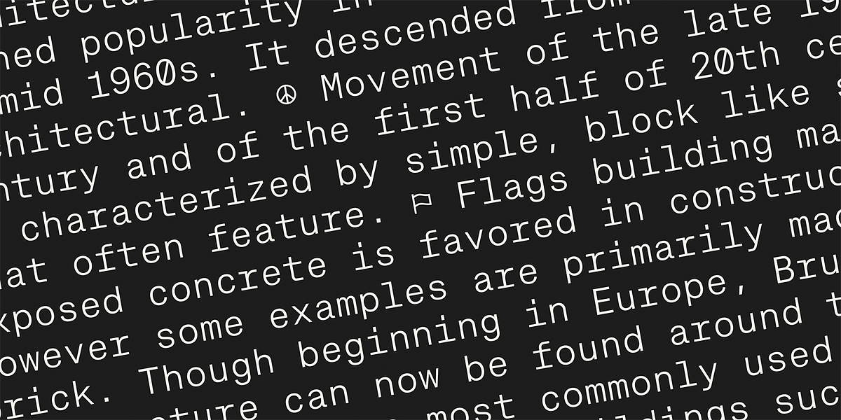 Approach Mono, a Sans Serif Font by Emtype Foundry (Photo 13 of 15)