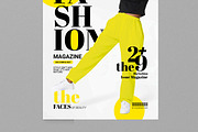 Fashion Magazine Cover Layout, a Magazine Template by MightyDesign (Thumbnail 4 of 8)