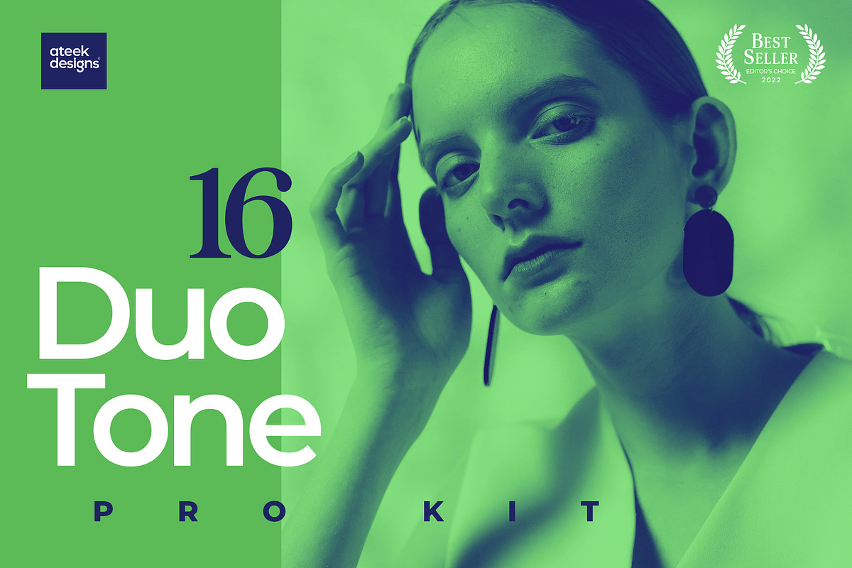 16 Duotone - Pro Kit, a Brushes & More by ateek.designs (Photo 1 of 12)