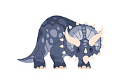 Dinosaurs, prehistoric raptors set, an Animal Illustration by Good Studio (Thumbnail 5 of 17)