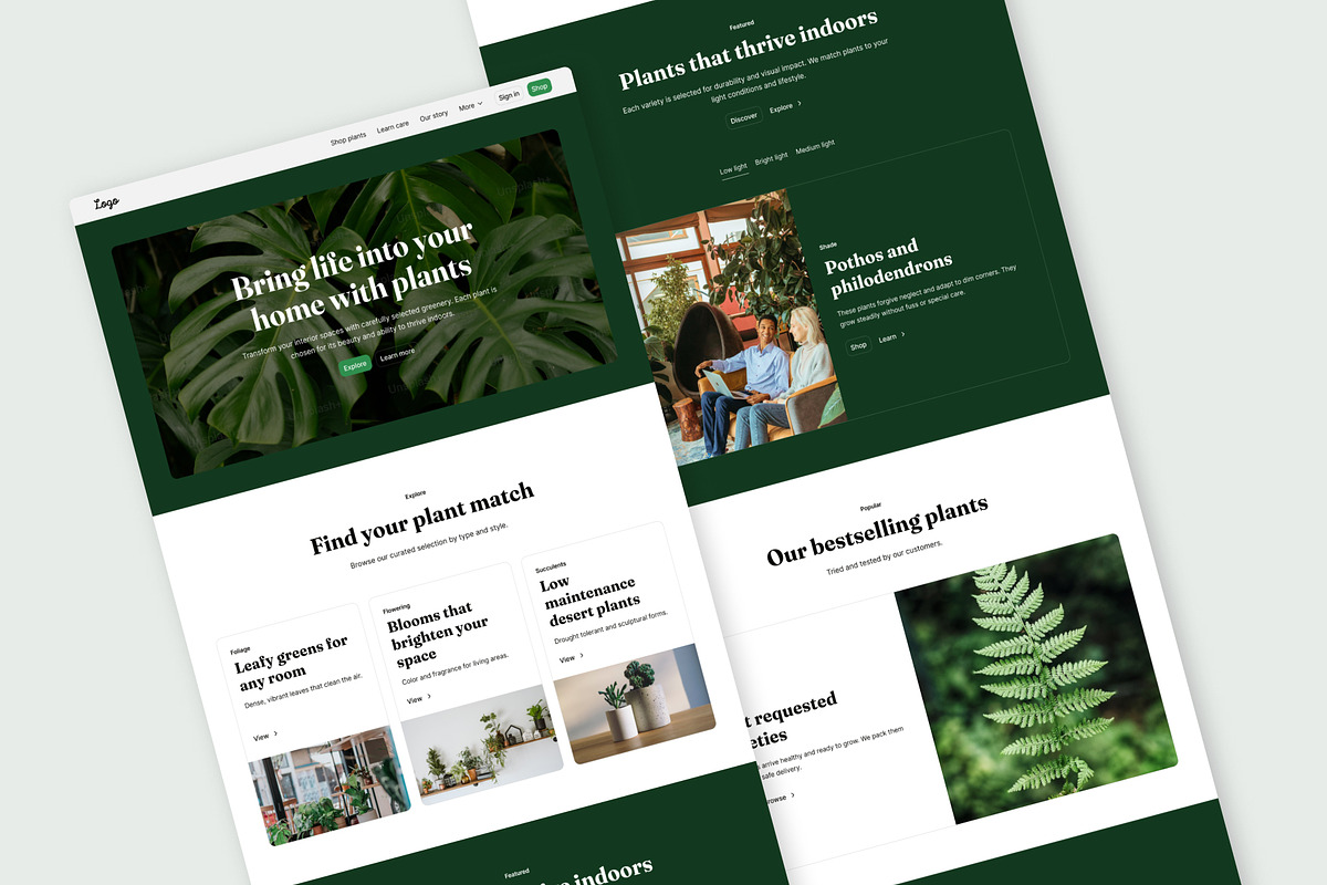 Planteo - Landing Page, a Landing Page Template by RPWDS (Photo 2 of 3)
