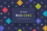 Magicons: 160 Icons for Web & Mobile, an Icon by UI Chest (Thumbnail 1 of 7)