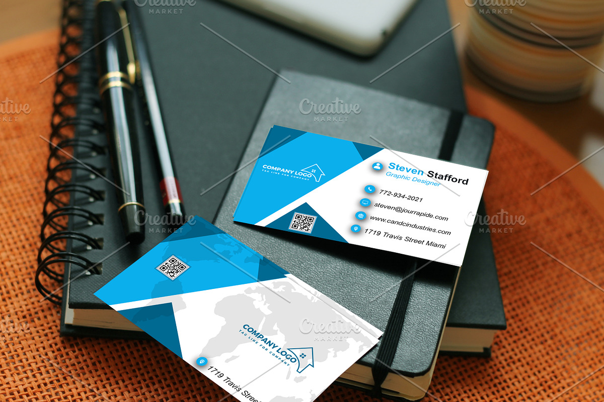 Premium Business Card PSD preview 3