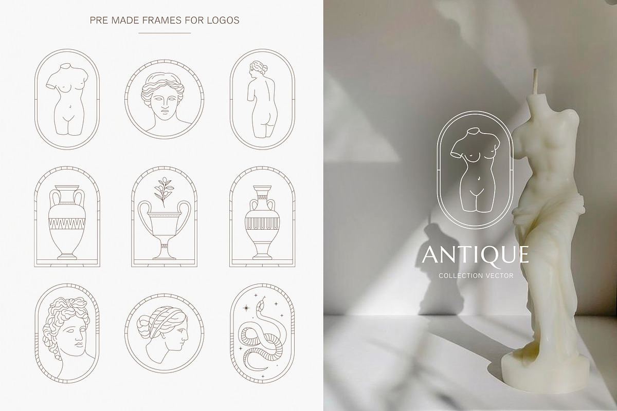 Antique Greek Graphic collection, an Illustration by ms Julia Nova (Photo 3 of 5)