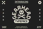 Gearhead Typeface, a Font by MightySHORT (Thumbnail 1 of 4)