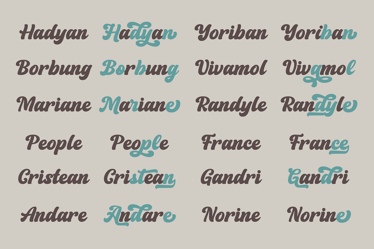 Hadyan, a Script Font by ahweproject (Photo 10 of 15)