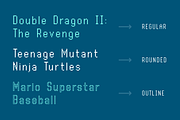 Byte Sans Pixel Font Family, a Font by alpercakici (Thumbnail 3 of 13)