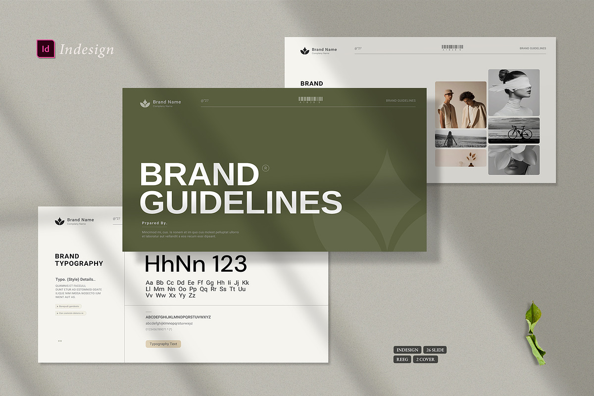 Reeg | Brand Guidelines, a Presentation Template by Design_Slide (Photo 1 of 9)