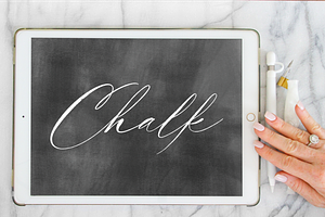Chalk Lettering Brush Bundle