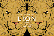 LIONS set, an Animal Illustration by Tanya Akhmett (Thumbnail 5 of 5)