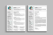 Corporate Resume Template, a Resume Template by evgenystudio (Thumbnail 3 of 4)