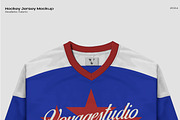 Hockey Jersey Mockup, an Apparel Mockup by Voyage Studio (Thumbnail 2 of 4)