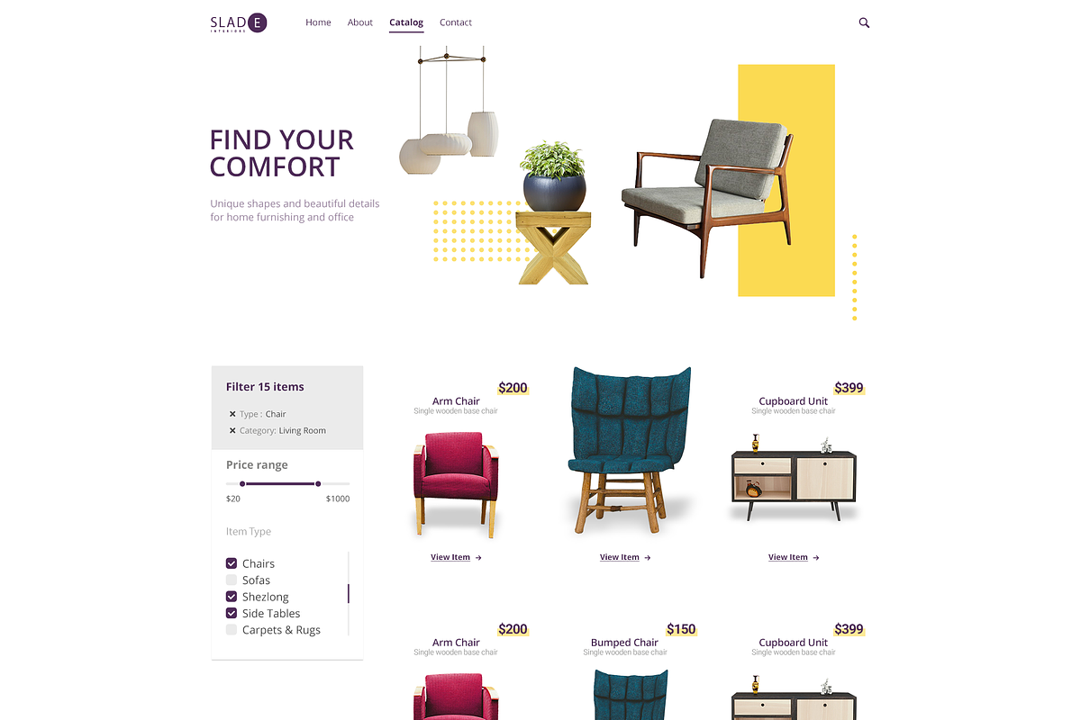 Slade WebSite Template, a Websites & App Template by Restart Technology Shop (Photo 4 of 5)