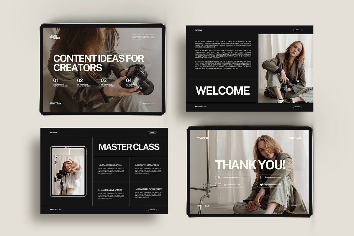Webinar Slide Deck for Coach VIII, a Presentation Template by Instprofi | Studio Estimo (Photo 3 of 5)