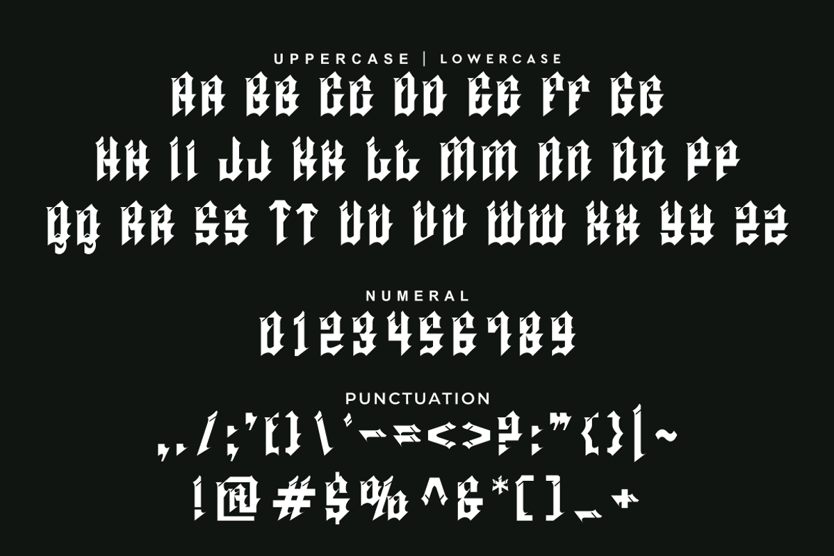 Magkor Reqnow - Medieval Font, a Blackletter Font by QR Design Studio (Photo 6 of 8)