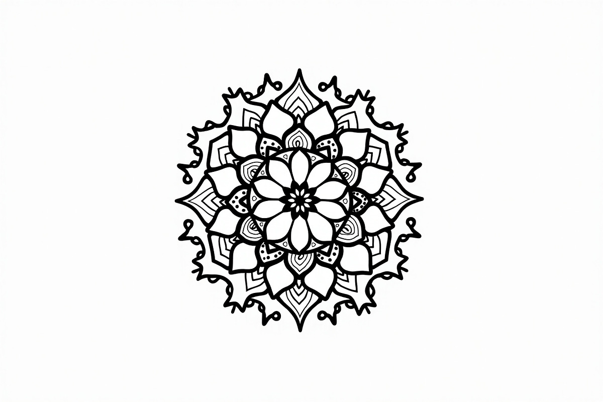 Adult Mandala Coloring Book Bundle, an Illustration by Designer_Momina (Photo 2 of 11)