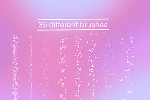 30 Procreate Dots & Circle Brushes