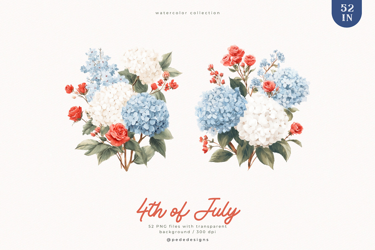 4th of July Collection, a Decorative Illustration by PeDe Designs (Photo 12 of 20)