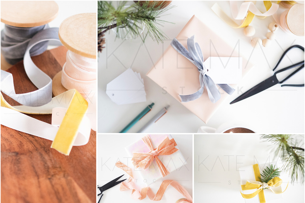 Colorful Gift Wrap Stock Photo Bundl, a Pens & Pencil Mockup by Styled Stock House (Photo 2 of 3)