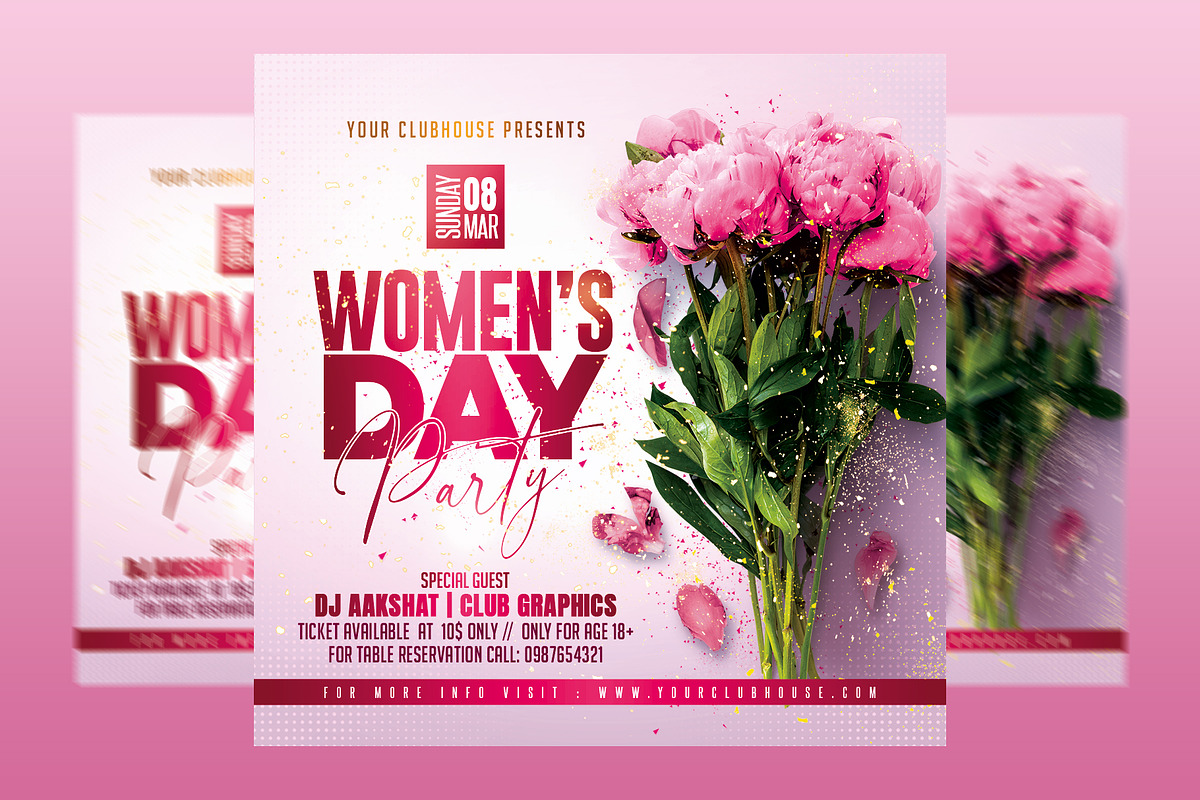 Womens Day Flyer, a Flyer Template by MithilaCreation (Photo 1 of 6)