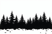 Pine Forest Silhouette Bundle, a Graphic by balal (Thumbnail 16 of 16)