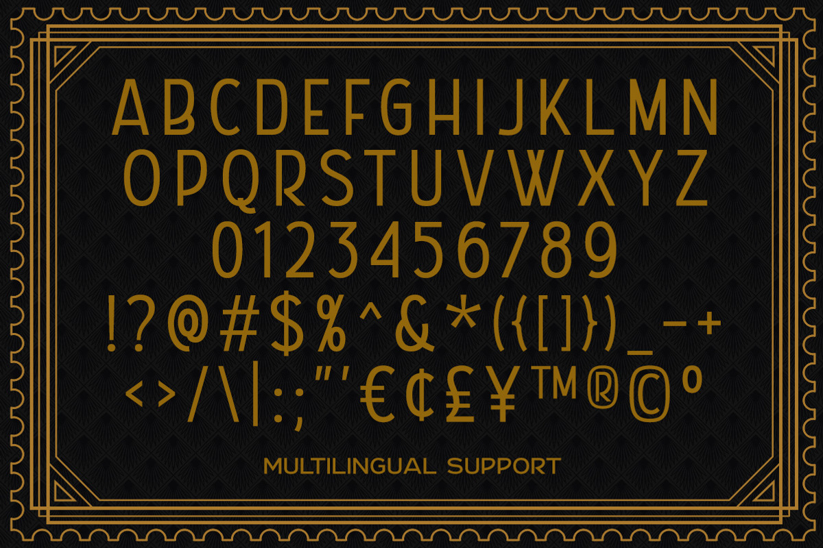 Regalia Manor - Art Deco Font, a Sans Serif Font by Letterhend Studio (Photo 6 of 9)