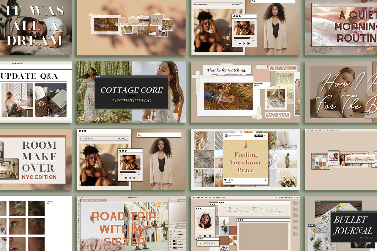 Elegant Youtube Branding Kit, a Social Media Template by Tangerine Nation (Photo 4 of 16)