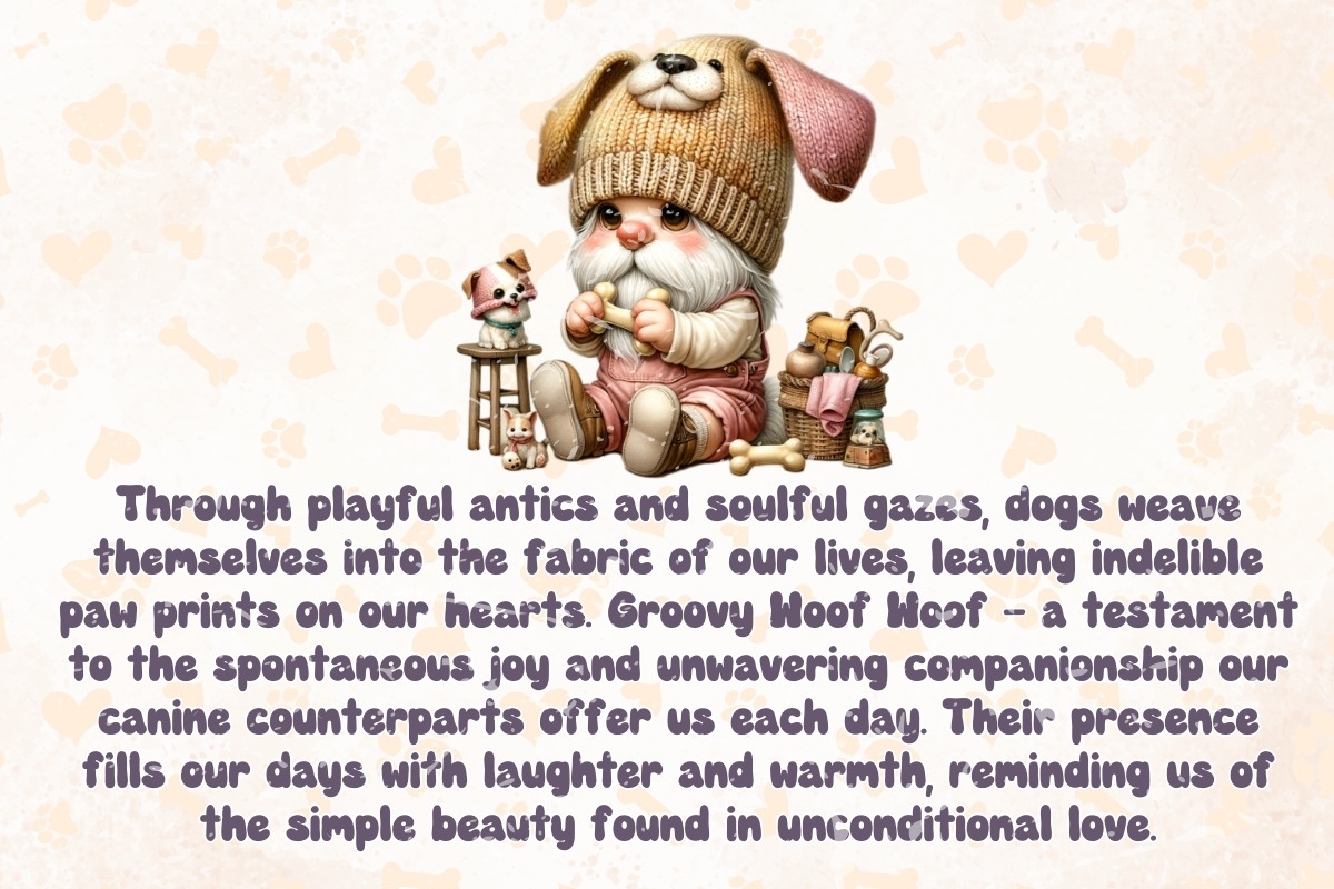 Groovy Woof Woof - Handwritten, a Handwritten Font by Charmingbear59.design (Photo 2 of 5)