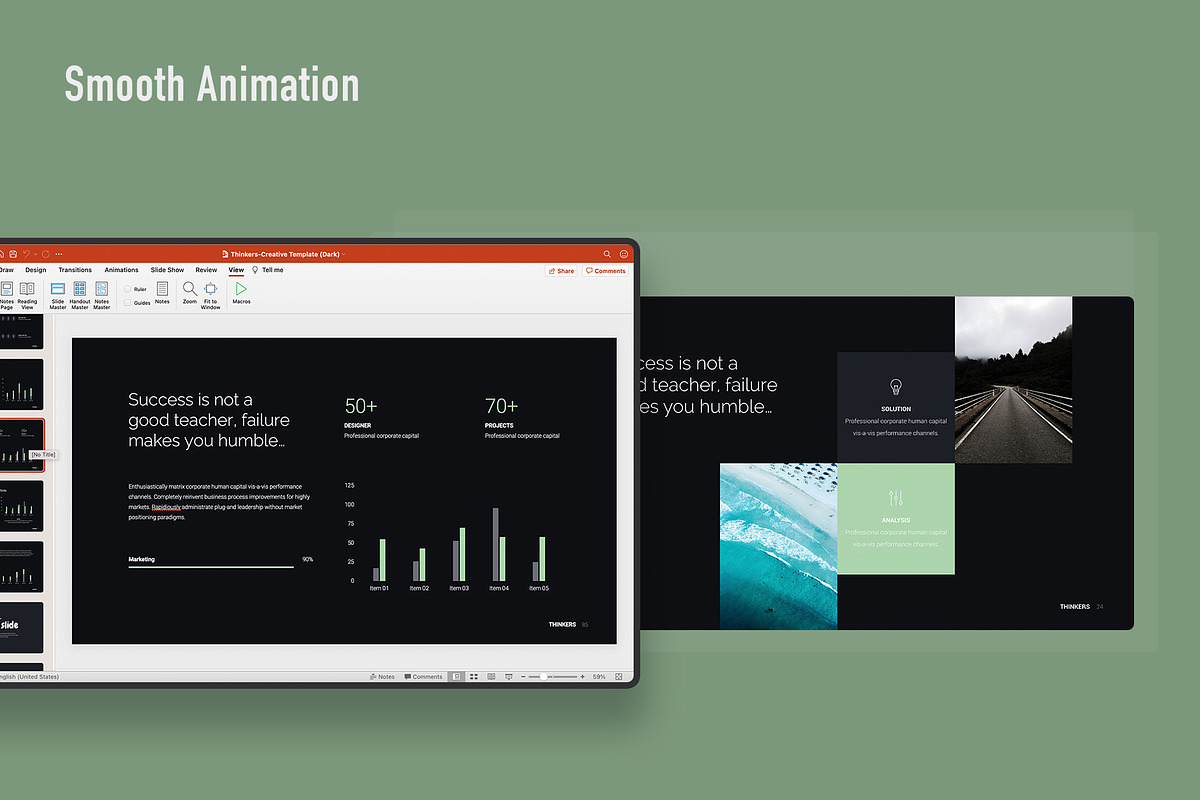Thinkers - Mininal Presentation, a Presentation Template by UDEA Store (Photo 9 of 16)