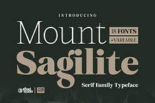 Mount Sagilite – Modern Serif Family