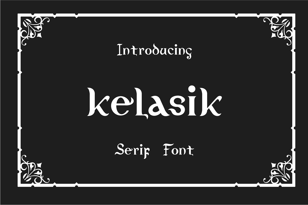 Kelasik Font