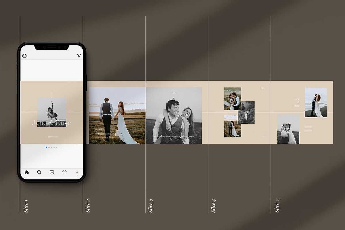 Amore - Wedding Gallery Carousel, a Social Media Template by Visuel Colonie® (Photo 10 of 13)
